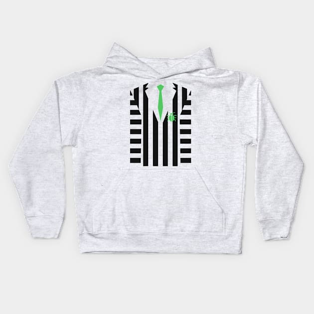 Beetlejuice Outfit Kids Hoodie by byebyesally